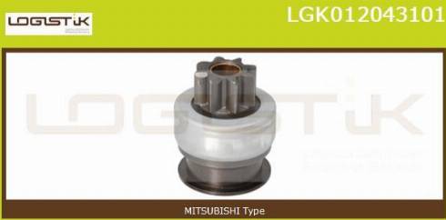 LGK LGK012043101 - Зъбно колелце, стартер vvparts.bg