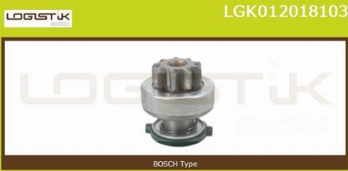 LGK LGK012018103 - Зъбно колелце, стартер vvparts.bg