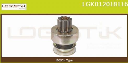 LGK LGK012018116 - Зъбно колелце, стартер vvparts.bg