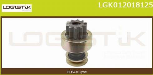 LGK LGK012018125 - Зъбно колелце, стартер vvparts.bg
