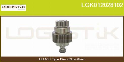 LGK LGK012028102 - Зъбно колелце, стартер vvparts.bg