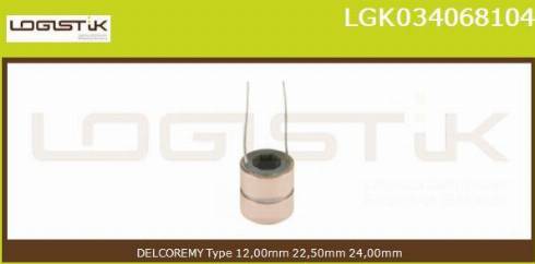LGK LGK034068104 - Колектор, генератор vvparts.bg