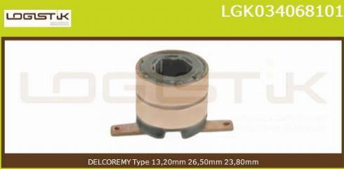 LGK LGK034068101 - Колектор, генератор vvparts.bg