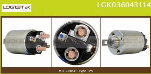 LGK LGK036043114 - Магнитен превключвател, стартер vvparts.bg