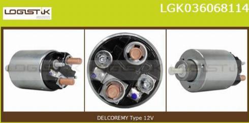 LGK LGK036068114 - Магнитен превключвател, стартер vvparts.bg