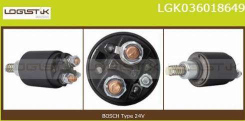 LGK LGK036018649 - Магнитен превключвател, стартер vvparts.bg