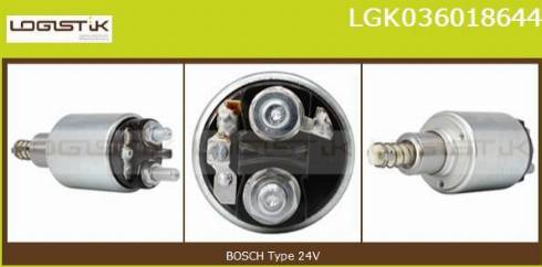 LGK LGK036018644 - Магнитен превключвател, стартер vvparts.bg