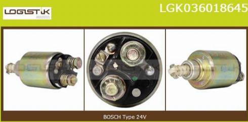 LGK LGK036018645 - Магнитен превключвател, стартер vvparts.bg