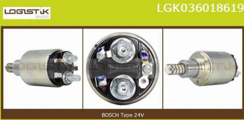 LGK LGK036018619 - Магнитен превключвател, стартер vvparts.bg