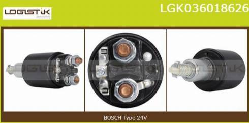 LGK LGK036018626 - Магнитен превключвател, стартер vvparts.bg