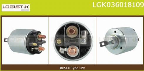 LGK LGK036018109 - Магнитен превключвател, стартер vvparts.bg