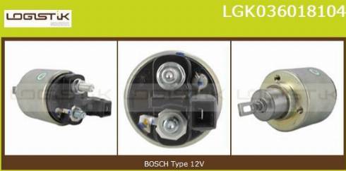 LGK LGK036018104 - Магнитен превключвател, стартер vvparts.bg