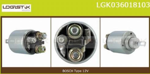 LGK LGK036018103 - Магнитен превключвател, стартер vvparts.bg