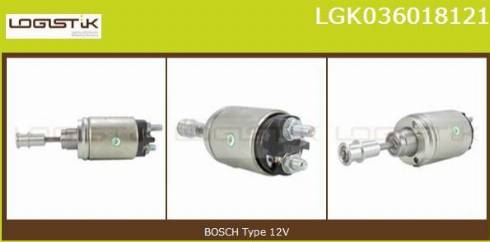 LGK LGK036018121 - Магнитен превключвател, стартер vvparts.bg