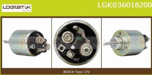 LGK LGK036018200 - Магнитен превключвател, стартер vvparts.bg