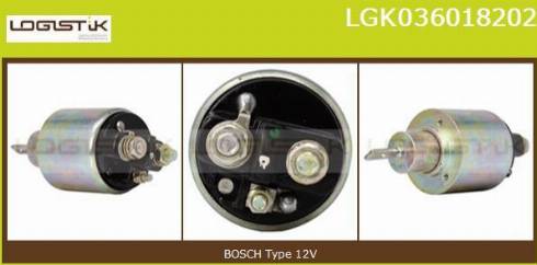 LGK LGK036018202 - Магнитен превключвател, стартер vvparts.bg