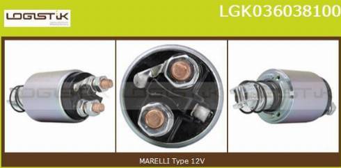 LGK LGK036038100 - Магнитен превключвател, стартер vvparts.bg