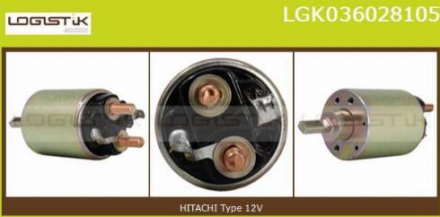 LGK LGK036028105 - Магнитен превключвател, стартер vvparts.bg