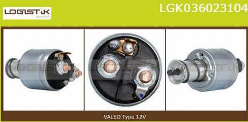 LGK LGK036023104 - Магнитен превключвател, стартер vvparts.bg