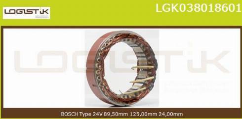 LGK LGK038018601 - Статор, генератор vvparts.bg