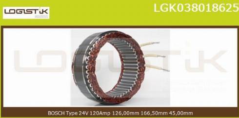 LGK LGK038018625 - Статор, генератор vvparts.bg
