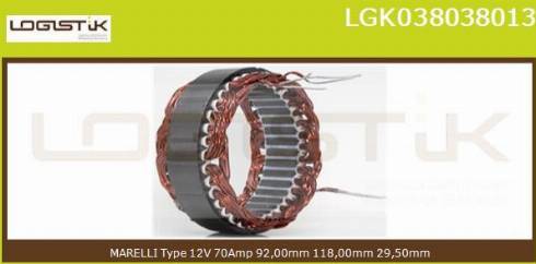 LGK LGK038038013 - Статор, генератор vvparts.bg
