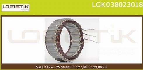 LGK LGK038023018 - Статор, генератор vvparts.bg