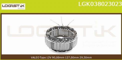 LGK LGK038023023 - Статор, генератор vvparts.bg