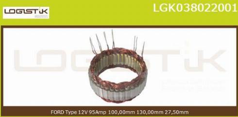 LGK LGK038022001 - Статор, генератор vvparts.bg