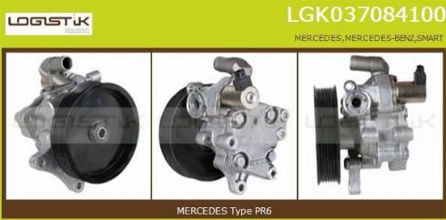 LGK LGK037084100 - Хидравлична помпа, кормилно управление vvparts.bg