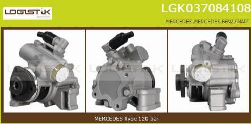 LGK LGK037084108 - Хидравлична помпа, кормилно управление vvparts.bg