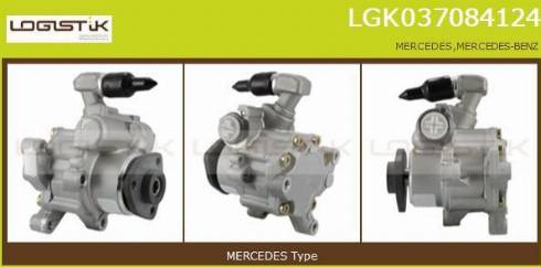 LGK LGK037084124 - Хидравлична помпа, кормилно управление vvparts.bg