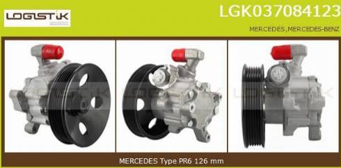 LGK LGK037084123 - Хидравлична помпа, кормилно управление vvparts.bg