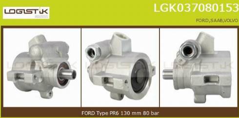 LGK LGK037080153 - Хидравлична помпа, кормилно управление vvparts.bg