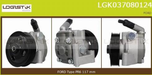 LGK LGK037080124 - Хидравлична помпа, кормилно управление vvparts.bg
