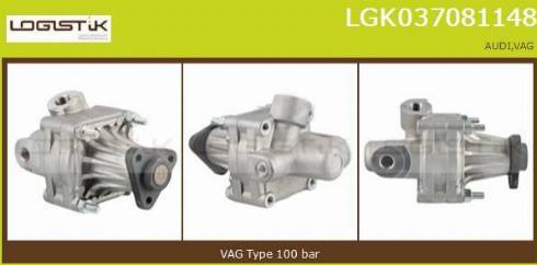 LGK LGK037081148 - Хидравлична помпа, кормилно управление vvparts.bg