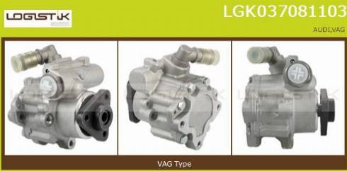 LGK LGK037081103 - Хидравлична помпа, кормилно управление vvparts.bg