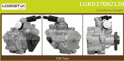 LGK LGK037082120 - Хидравлична помпа, кормилно управление vvparts.bg