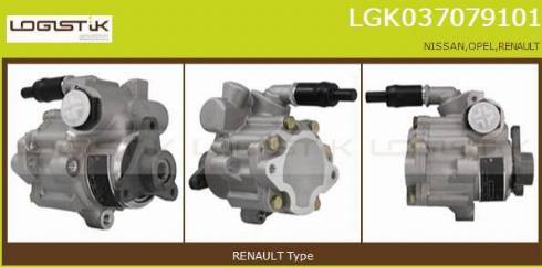 LGK LGK037079101 - Хидравлична помпа, кормилно управление vvparts.bg