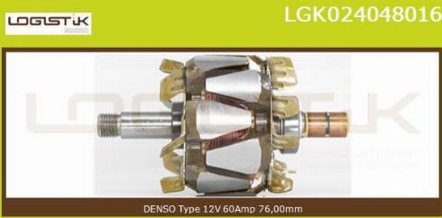 LGK LGK024048016 - Ротор, генератор vvparts.bg