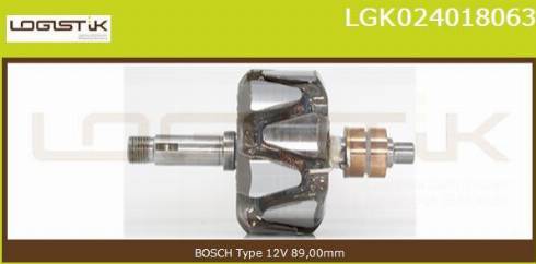 LGK LGK024018063 - Ротор, генератор vvparts.bg