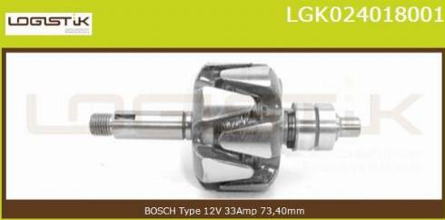 LGK LGK024018001 - Ротор, генератор vvparts.bg