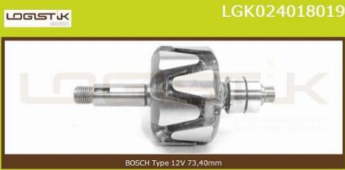 LGK LGK024018019 - Ротор, генератор vvparts.bg