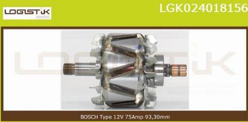 LGK LGK024018156 - Ротор, генератор vvparts.bg