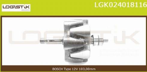 LGK LGK024018116 - Ротор, генератор vvparts.bg