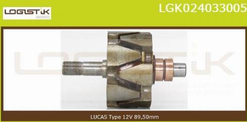 LGK LGK024033005 - Ротор, генератор vvparts.bg