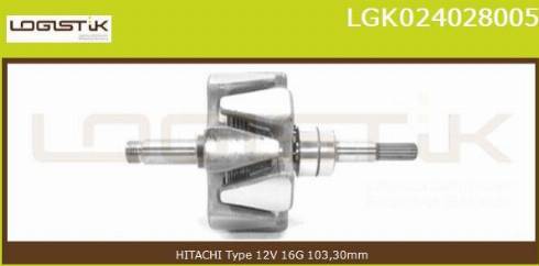 LGK LGK024028005 - Ротор, генератор vvparts.bg