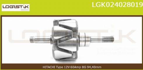 LGK LGK024028019 - Ротор, генератор vvparts.bg