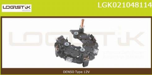 LGK LGK021048114 - Изправител, генератор vvparts.bg