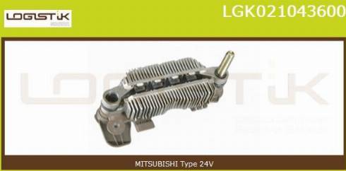 LGK LGK021043600 - Изправител, генератор vvparts.bg